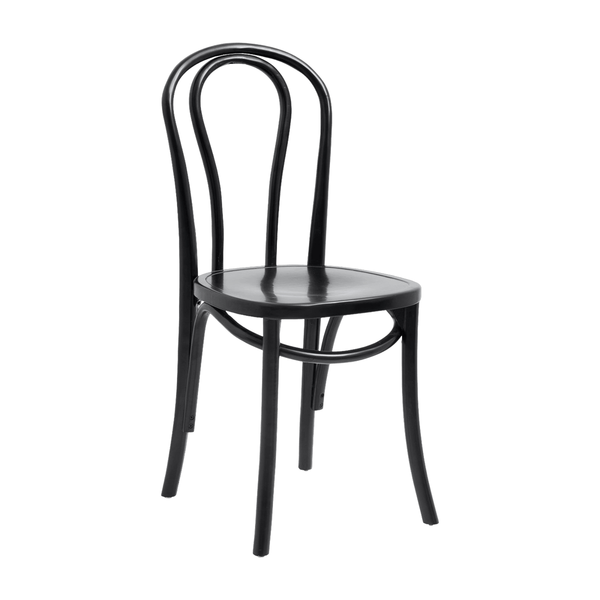 Chaise noire laquée Bistro - Nordal - The Cool Republic