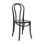 Chaise noire laquée Bistro - Nordal - The Cool Republic