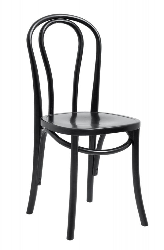 Chaise noire laquée Bistro - Nordal - The Cool Republic