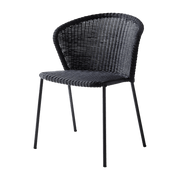 Chaise noire Lean - Cane-Line - The Cool Republic