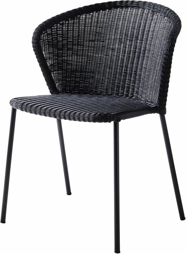 Chaise noire Lean - Cane - Line - The Cool Republic