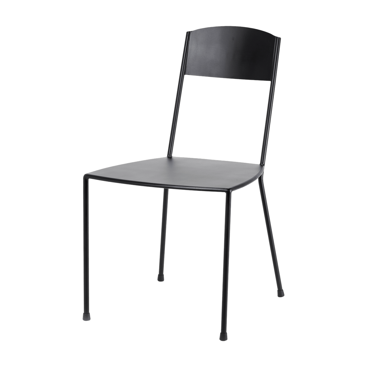 Chaise noire mate en métal 40 x 40 x 83 cm Adriana - Serax - The Cool Republic