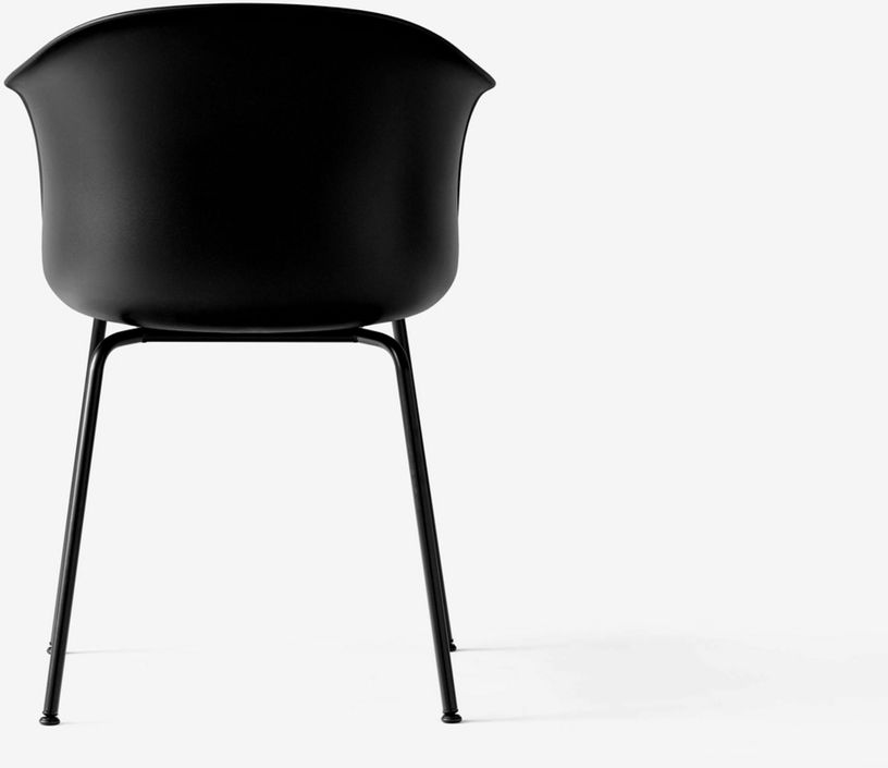 Chaise noire piétement noir JH28 Elefy - &tradition - The Cool Republic