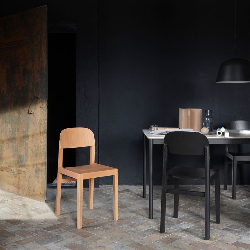 Chaise noire Workshop - Muuto - The Cool Republic