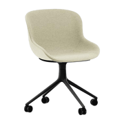 Chaise pivotante 4W Full Uph. Alu noir Hyg - Normann Copenhagen - The Cool Republic
