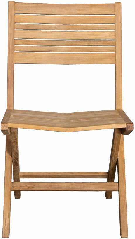 Chaise pliable en teck Flip - Cane - Line - The Cool Republic