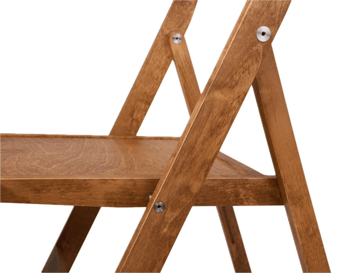 Chaise pliante en bouleau marron chaud 44 x 56 x 80 cm Folding - Frama - The Cool Republic