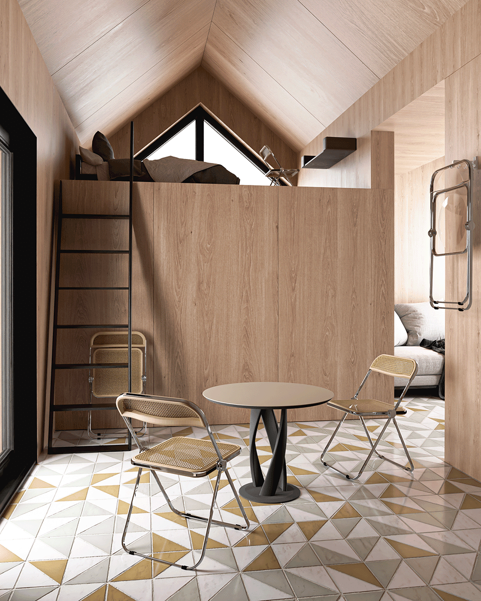 Chaise pliante transparente et acier rouge Plia - Anonima Castelli - The Cool Republic