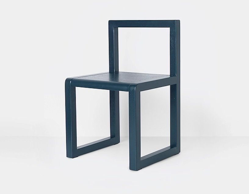 Chaise pour enfant bleue Petit Architecte - Ferm Living - The Cool Republic