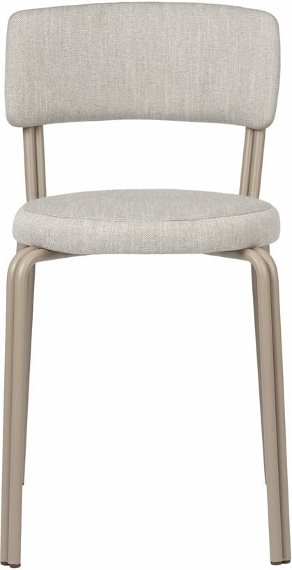 Chaise rembourrée en fer grise Oda - Broste Copenhagen - The Cool Republic
