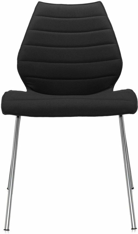 Chaise rembourrée noire Maui Soft - Kartell - The Cool Republic