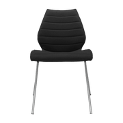 Chaise rembourrée noire Maui Soft - Kartell - The Cool Republic