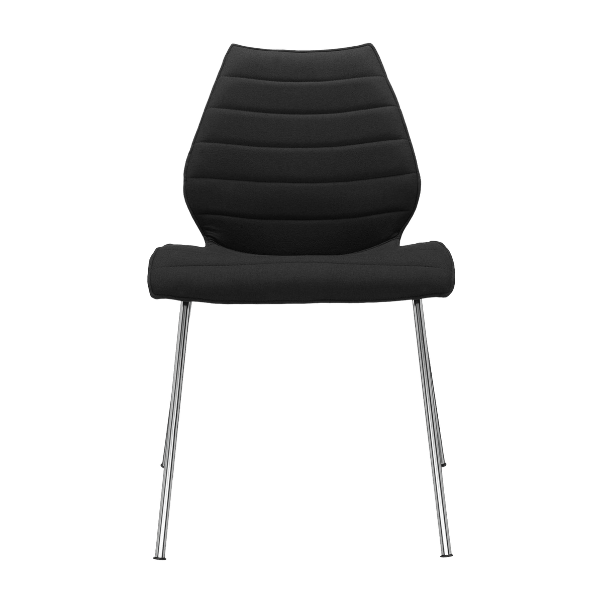 Chaise rembourrée noire Maui Soft - Kartell - The Cool Republic