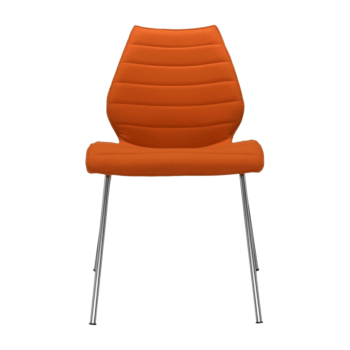 Chaise rembourrée orange Maui Soft - Kartell - The Cool Republic