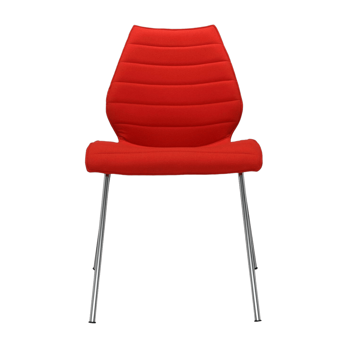 Chaise rembourrée rouge Maui Soft - Kartell - The Cool Republic