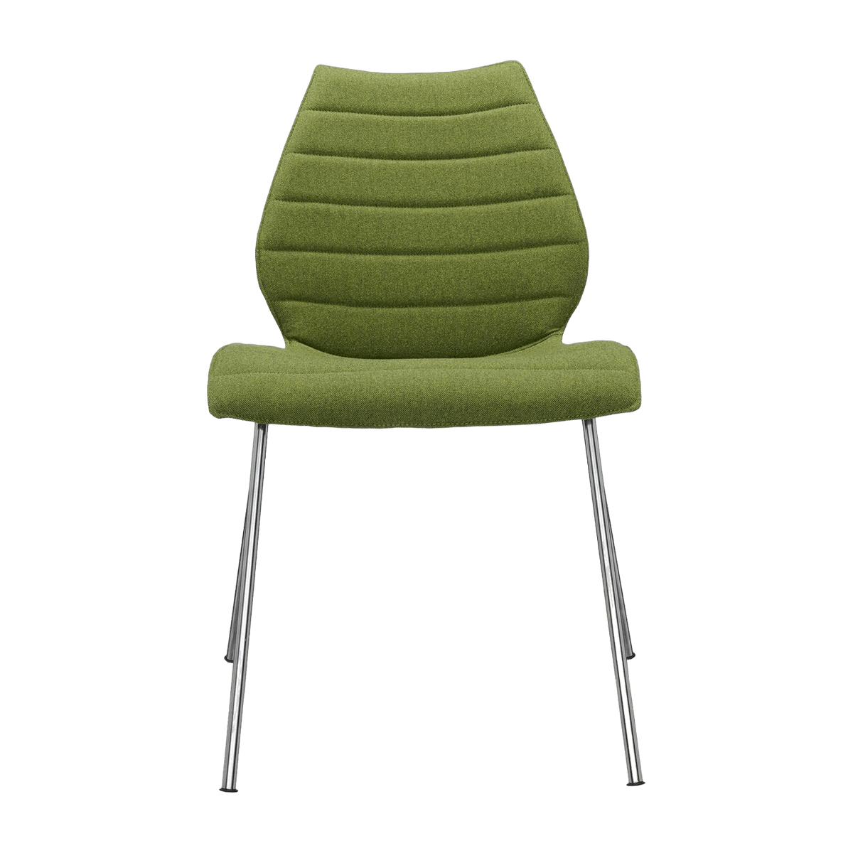 Chaise rembourrée verte Maui Soft - Kartell - The Cool Republic