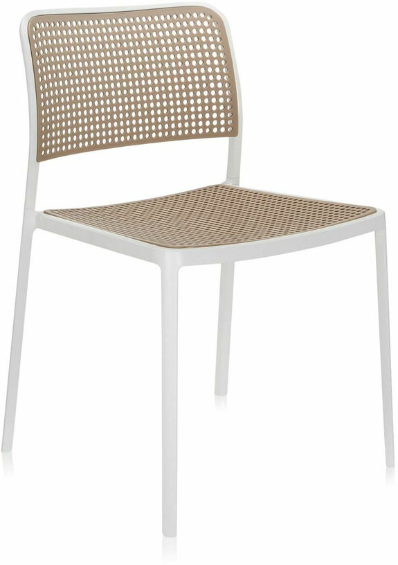 Chaise sable et blanche Audrey - Kartell - The Cool Republic