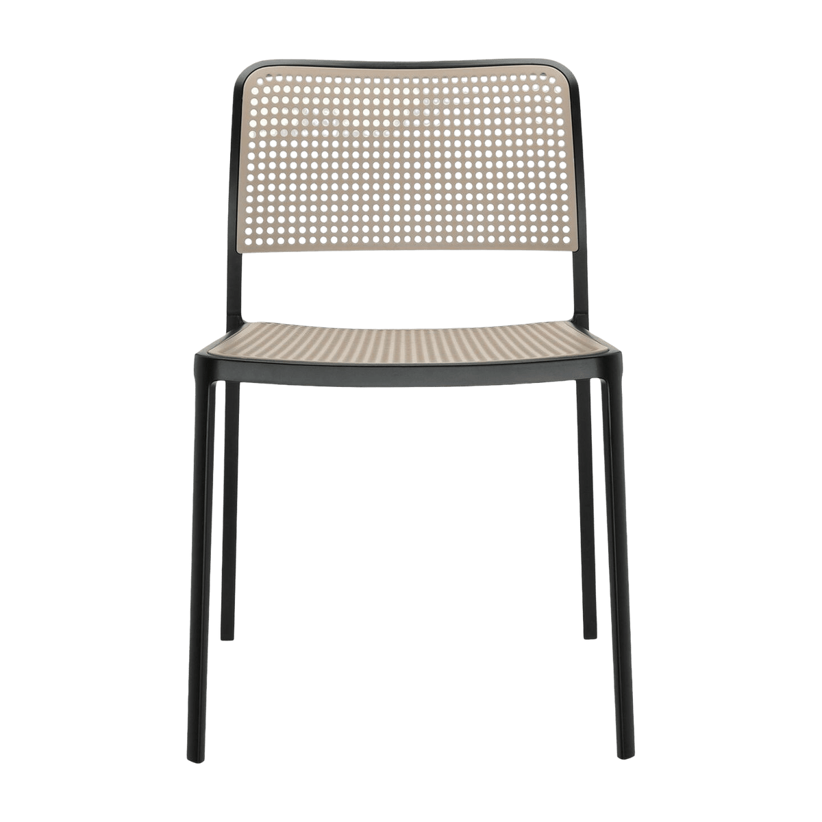 Chaise sable et noire Audrey - Kartell - The Cool Republic