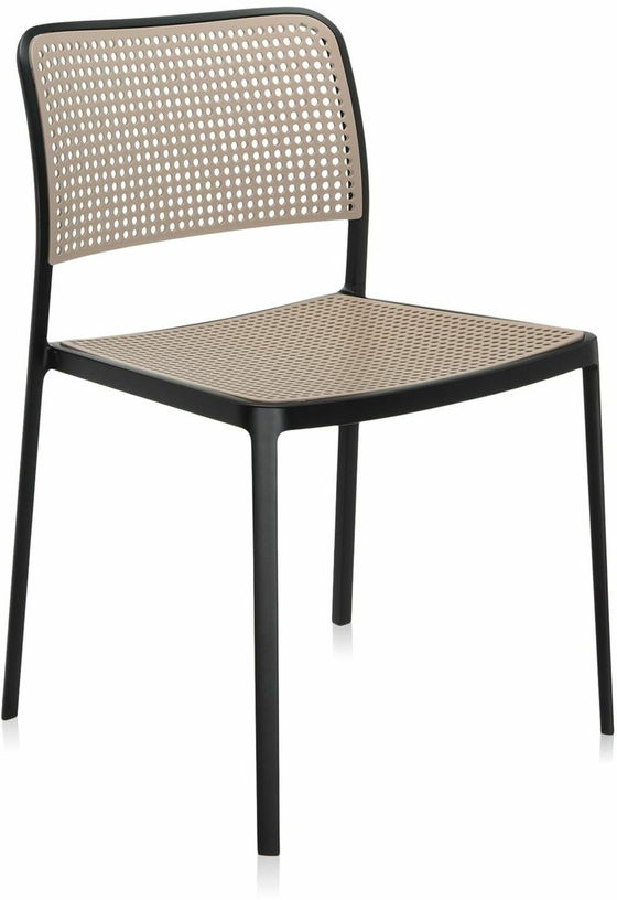 Chaise sable et noire Audrey - Kartell - The Cool Republic
