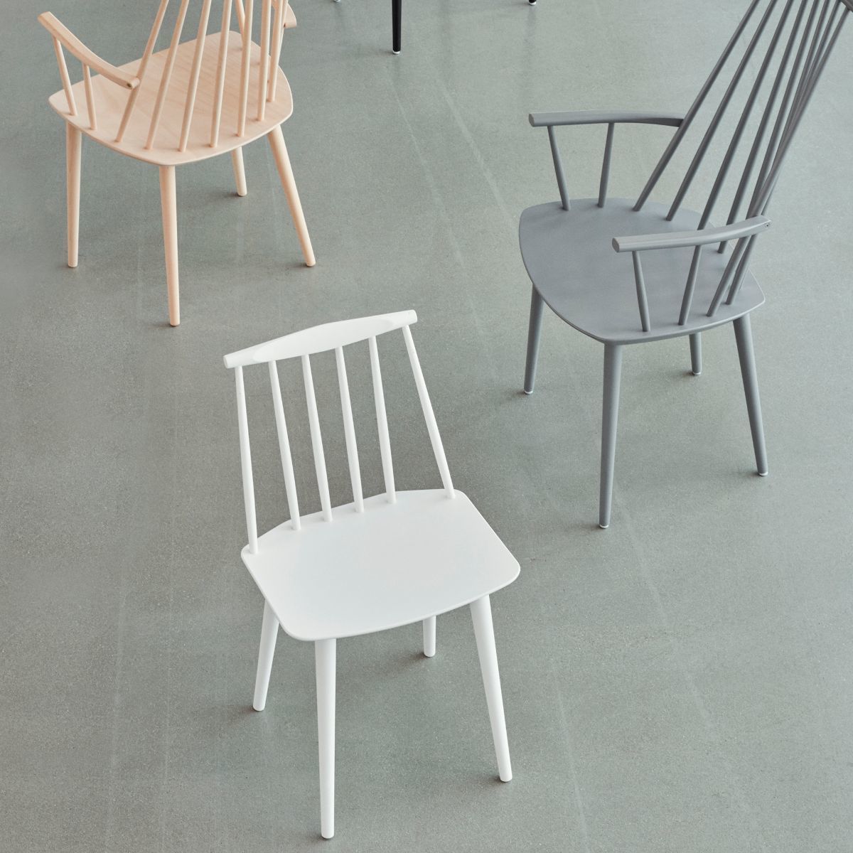 Chaise scandinave en bois de hêtre - HAY - The Cool Republic