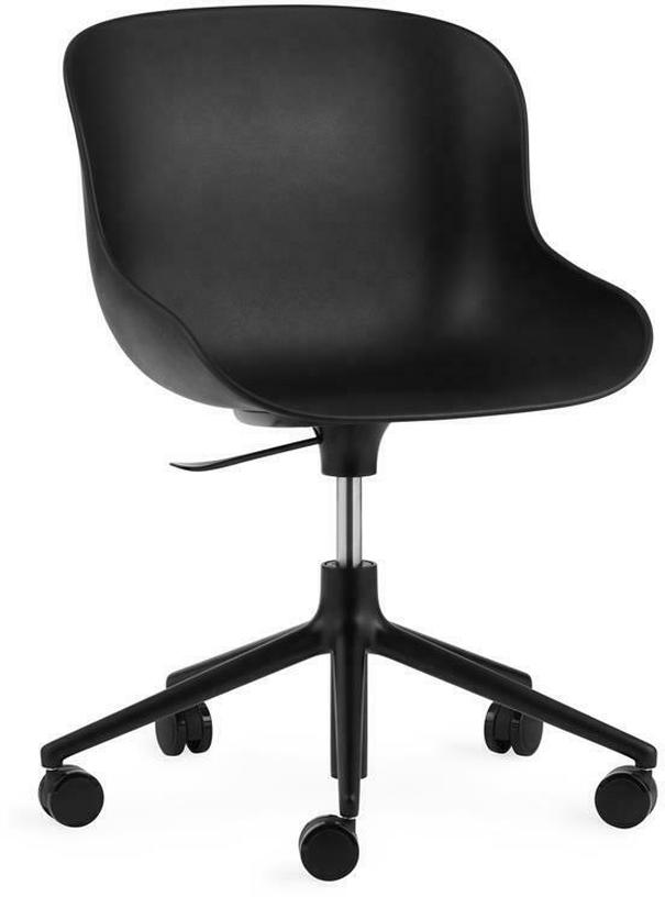 Chaise tournante à roulettes noire Swivel Norman Copenhagen noir - Normann Copenhagen - The Cool Republic