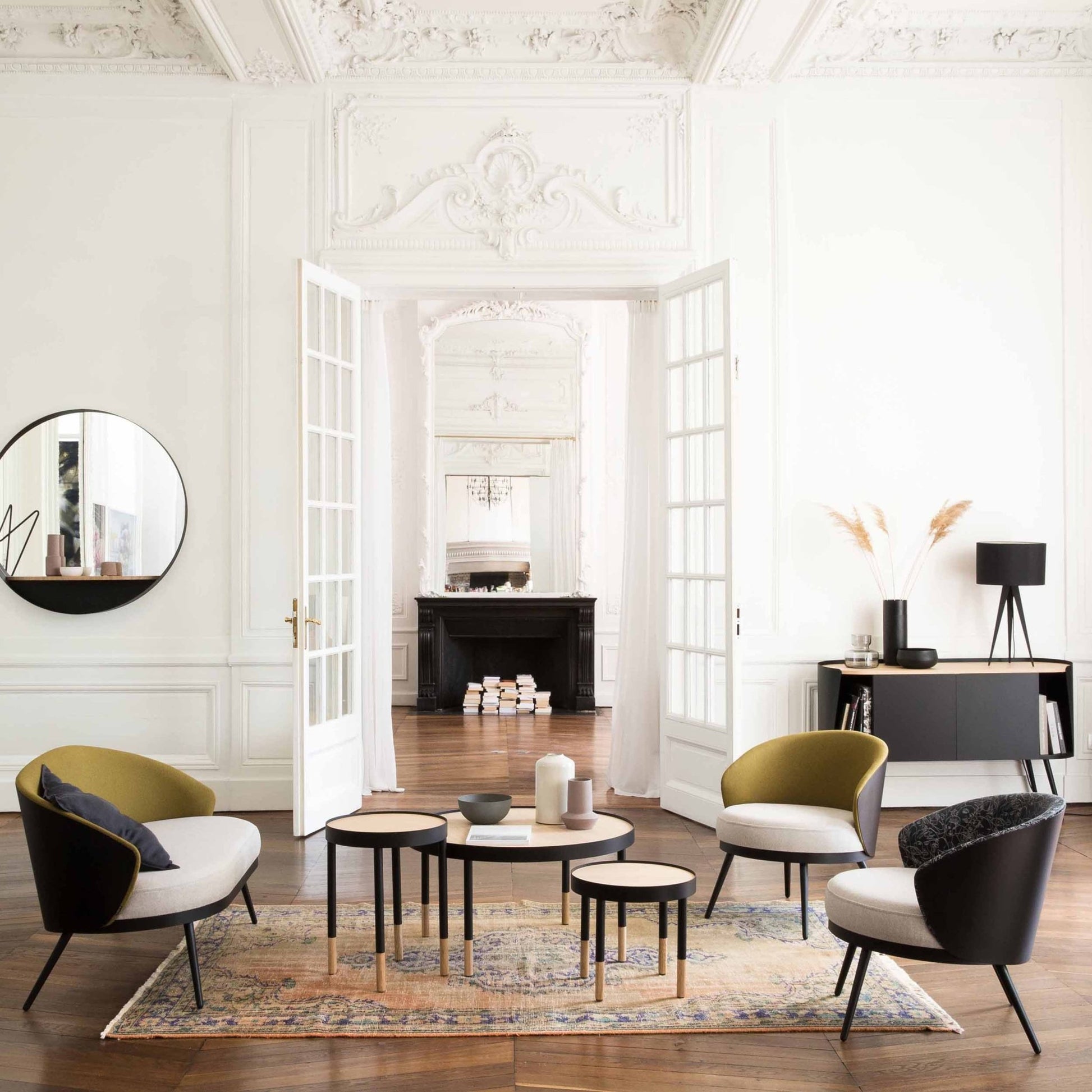 Chaise vert chiné 1863 Lili - Resistub - The Cool Republic