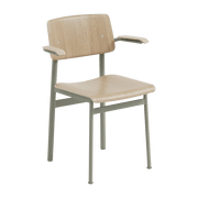 Chaise verte et bois naturel Loft - Muuto - The Cool Republic