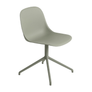 Chaise verte piétement pivot Fiber - Muuto - The Cool Republic