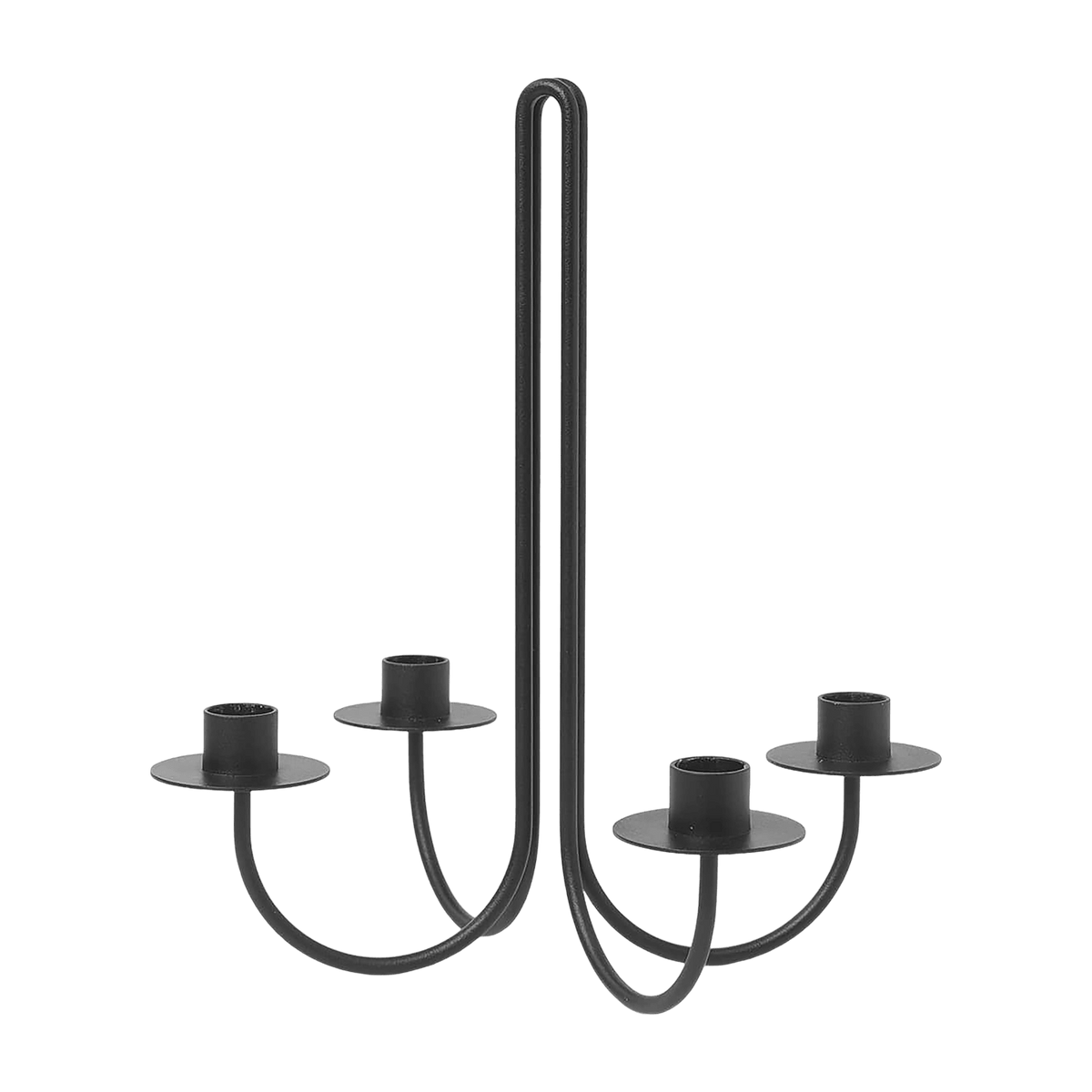 Chandelier en acier noir Sway - Ferm Living - The Cool Republic