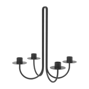 Chandelier en acier noir Sway - Ferm Living - The Cool Republic