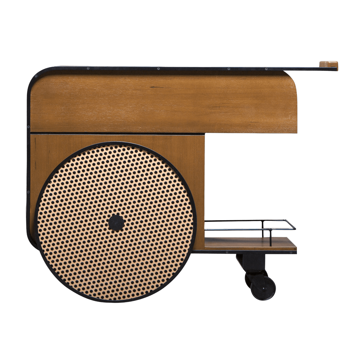 Chariot de bar en bois Trink - Kann Design - The Cool Republic