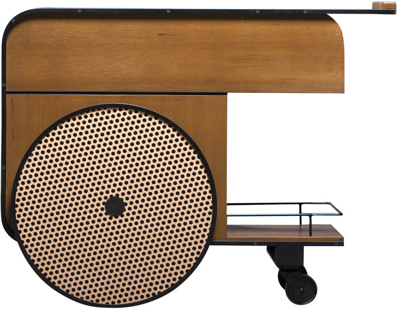 Chariot de bar en bois Trink - Kann Design - The Cool Republic