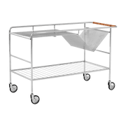 Chariot multifonction chrome et noyer laqué Alima NDS1 - &tradition - The Cool Republic
