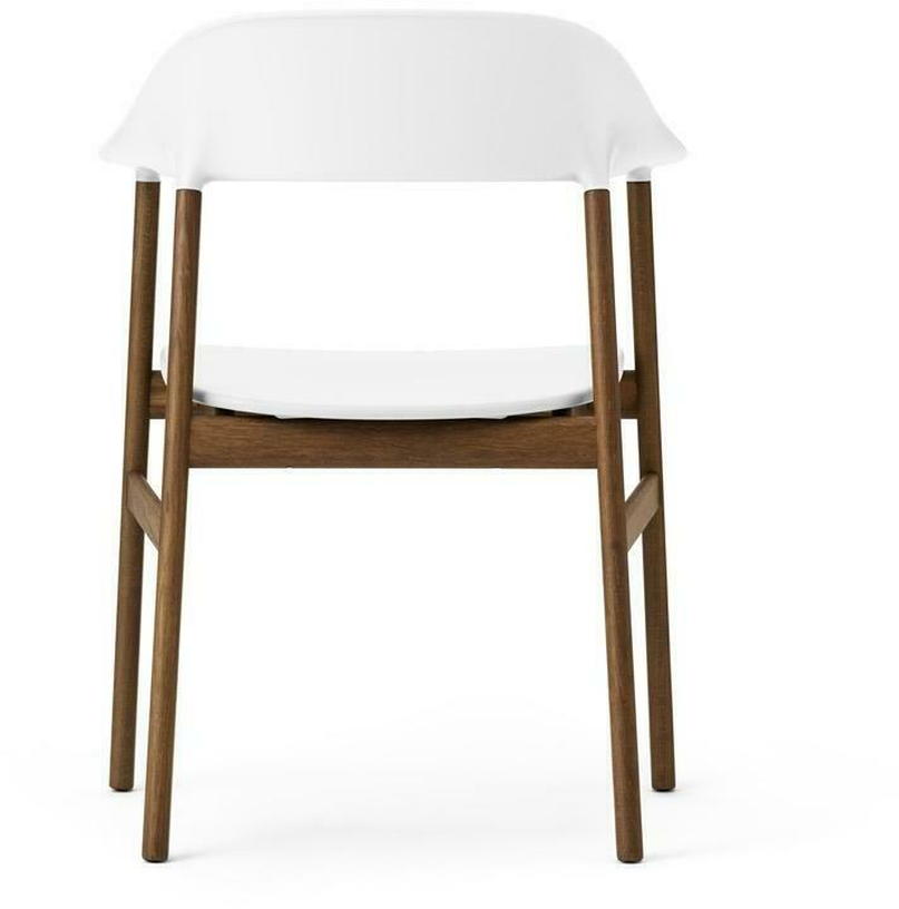 Chase avec accoudoirs en chêne teinté et polypropylene blanc Herit blanc - Normann Copenhagen - The Cool Republic