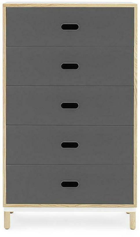 Chiffonnier à 5 tiroirs gris Sideboard Grey - Normann Copenhagen - The Cool Republic