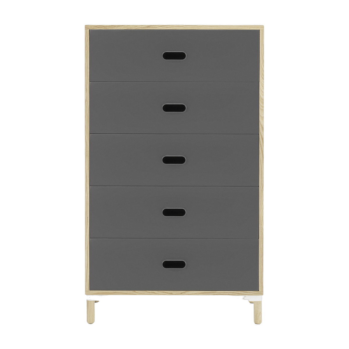 Chiffonnier à 5 tiroirs gris Sideboard Grey - Normann Copenhagen - The Cool Republic