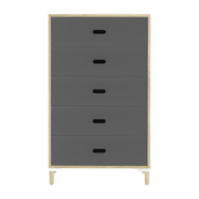 Chiffonnier à 5 tiroirs gris Sideboard Grey - Normann Copenhagen - The Cool Republic