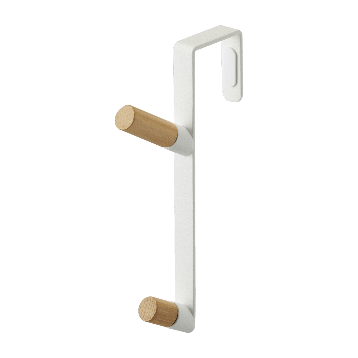 Cintre de porte en acier blanc et bois La Tour - Yamazaki - The Cool Republic