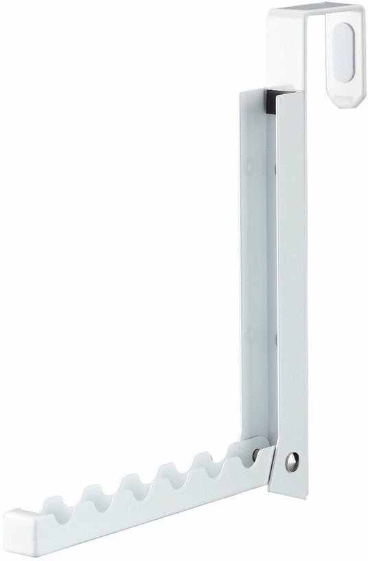 Cintre de porte stockable en acier blanc Smart - Yamazaki - The Cool Republic