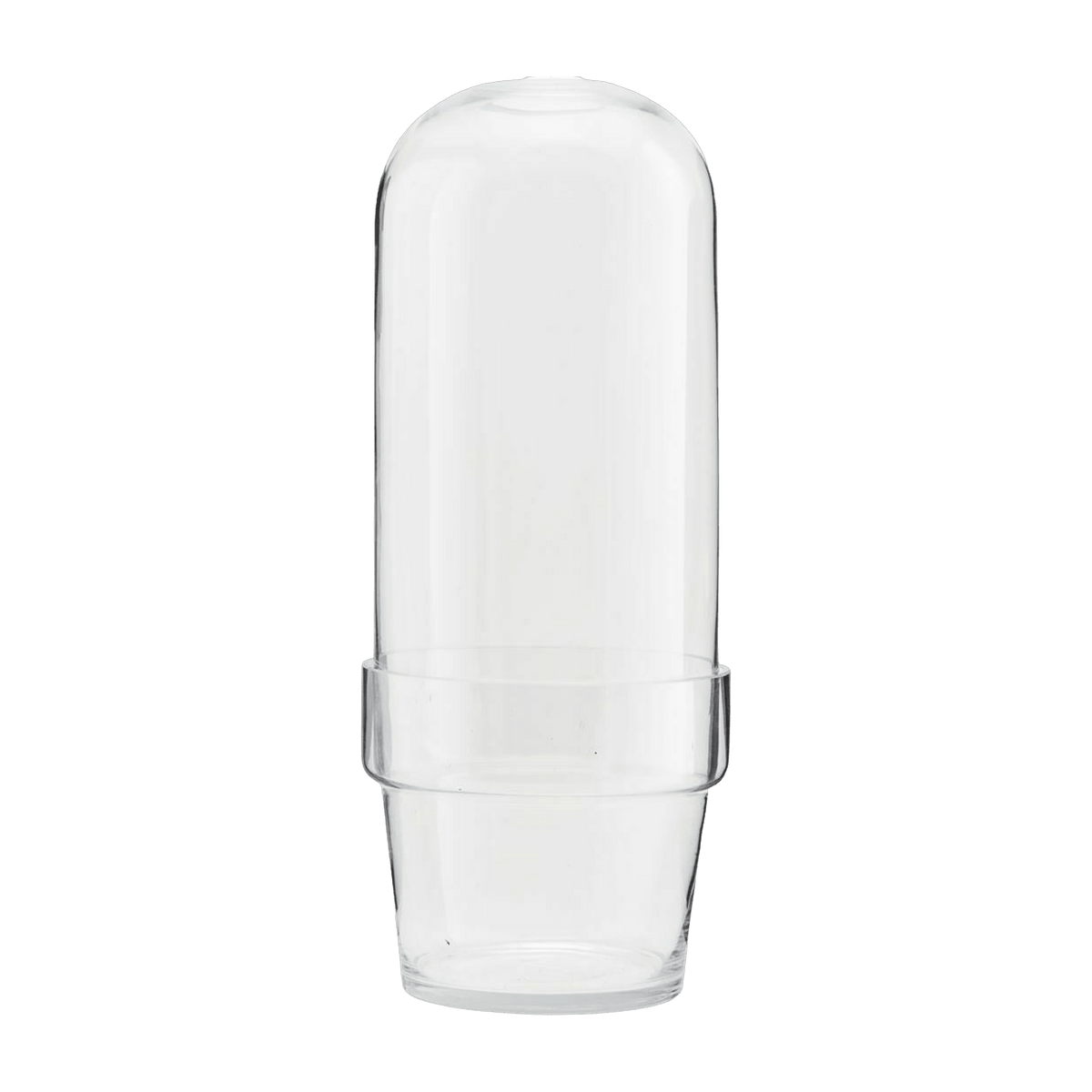 Glass Bell W. Planter Clear - House Doctor - The Cool Republic