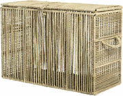 Coffre tressé en feuille de palmier 50 x 20 x 35 cm - Cosydar - The Cool Republic