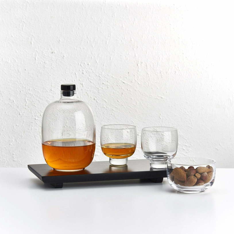 Coffret cadeau Malt avec planche en bois - Nude Glass - The Cool Republic
