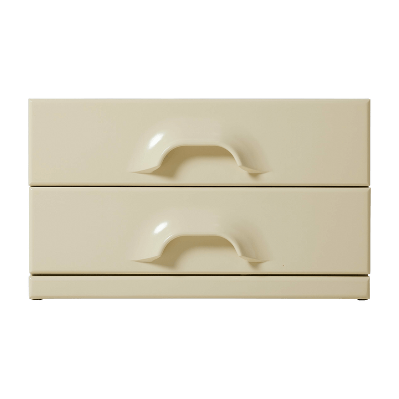 Commode 2 tiroirs crème - HKLIVING - The Cool Republic