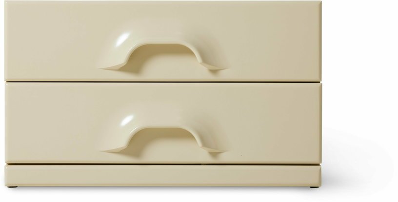 Commode 2 tiroirs crème - HKLIVING - The Cool Republic