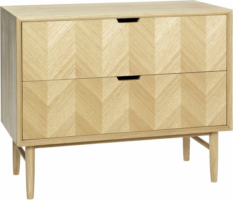 Commode avec tiroirs en chêne naturel - Hübsch - The Cool Republic