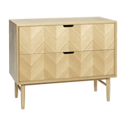 Commode avec tiroirs en chêne naturel - Hübsch - The Cool Republic