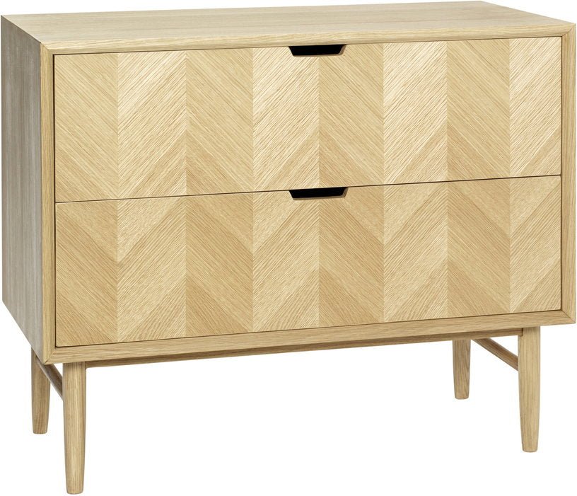 Commode avec tiroirs en chêne naturel - Hübsch - The Cool Republic