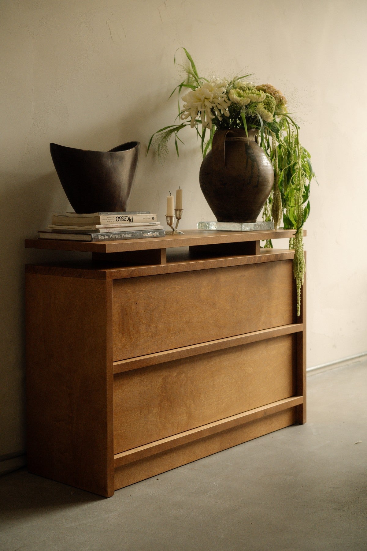Commode en bouleau brun chaud 100 x 35 x 70 cm Ratio - Frama - The Cool Republic