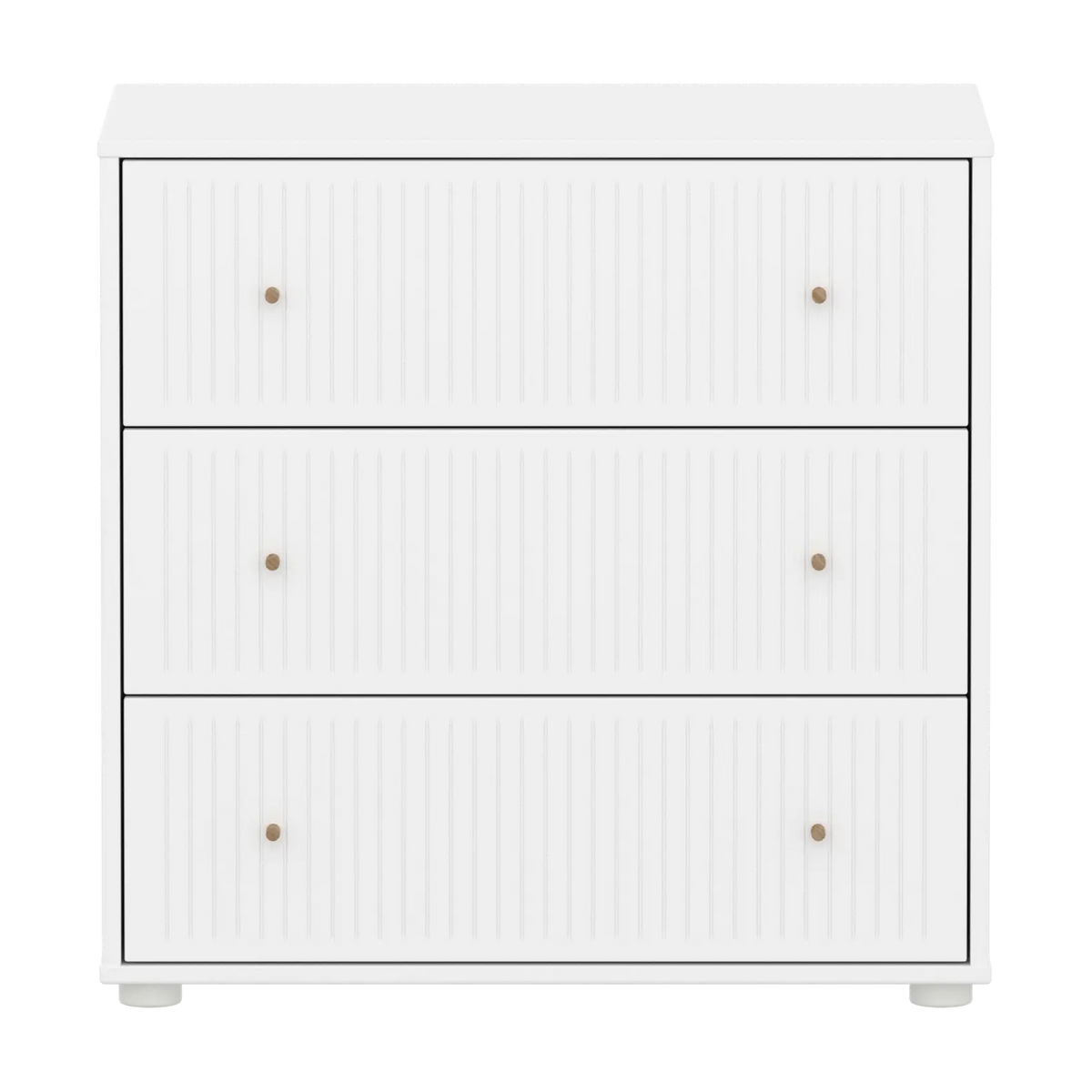 Commode en mdf blanc 75,4x45,2x74,2cm Saga - Flexa — vue 2