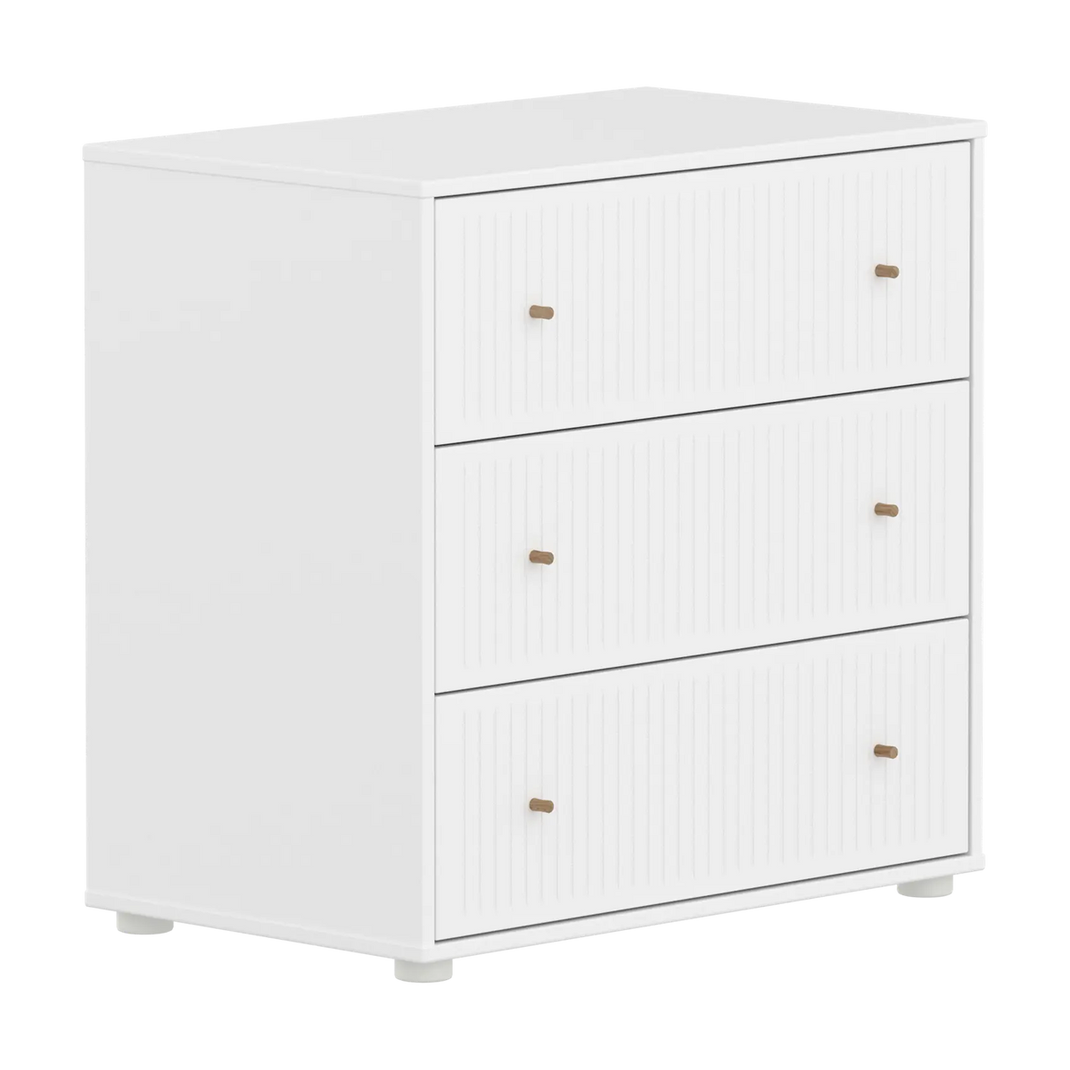 Commode en mdf blanc 75,4x45,2x74,2cm Saga - Flexa — vue 3